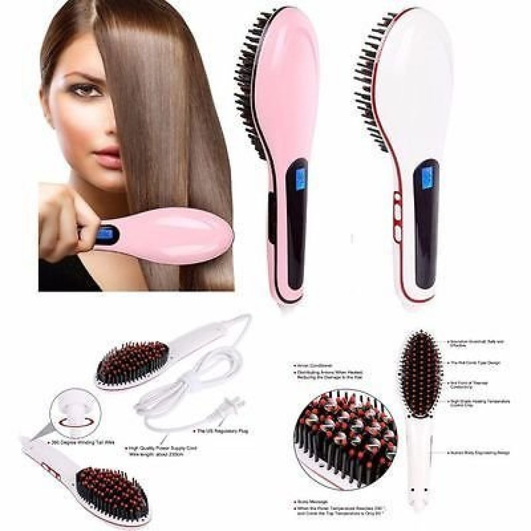 Pack of 2 Hair Care Ultimate V Comb Anti Lice Machine and Fast hair straightner 
